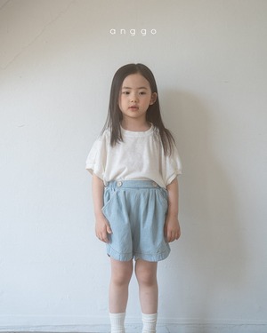 【anggo】クリーミーTシャツ クリーム 80〜120cm  240710