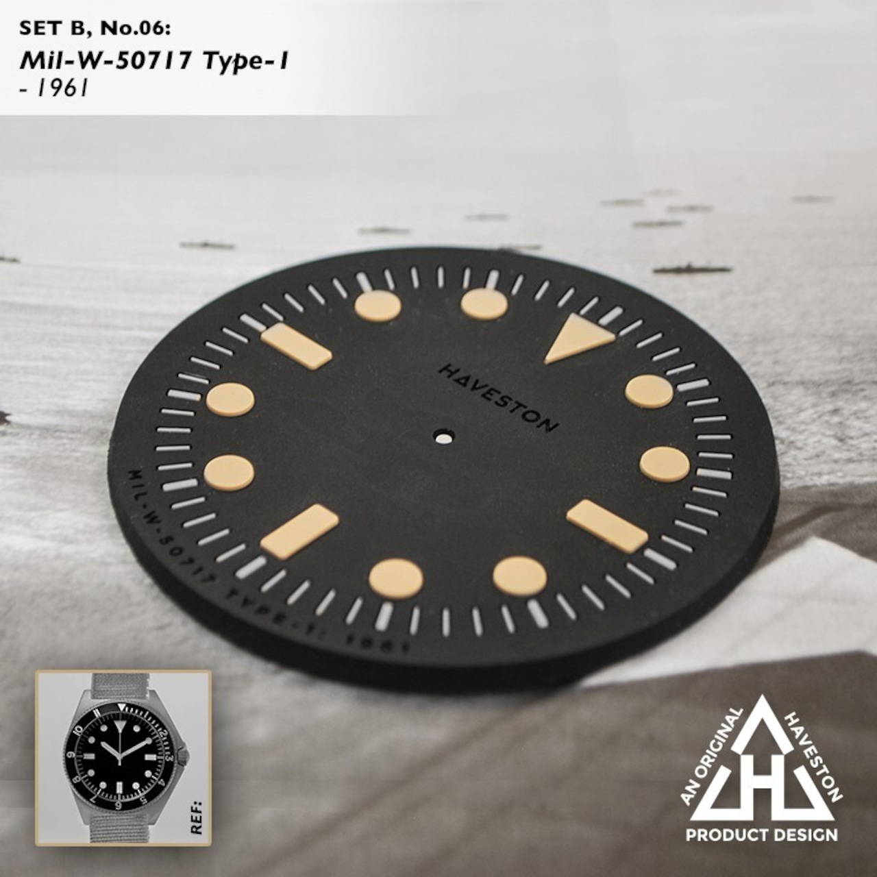 HAVESTON  SET-B THE SERVICE DIAL COASTER: x4  コースター4点セット