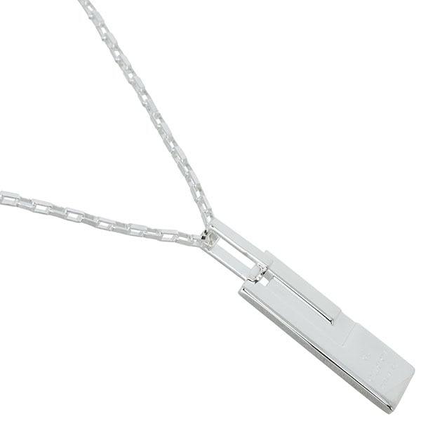 New GUCCI グッチ ネックレス Gモチーフ トレードマーク プレート