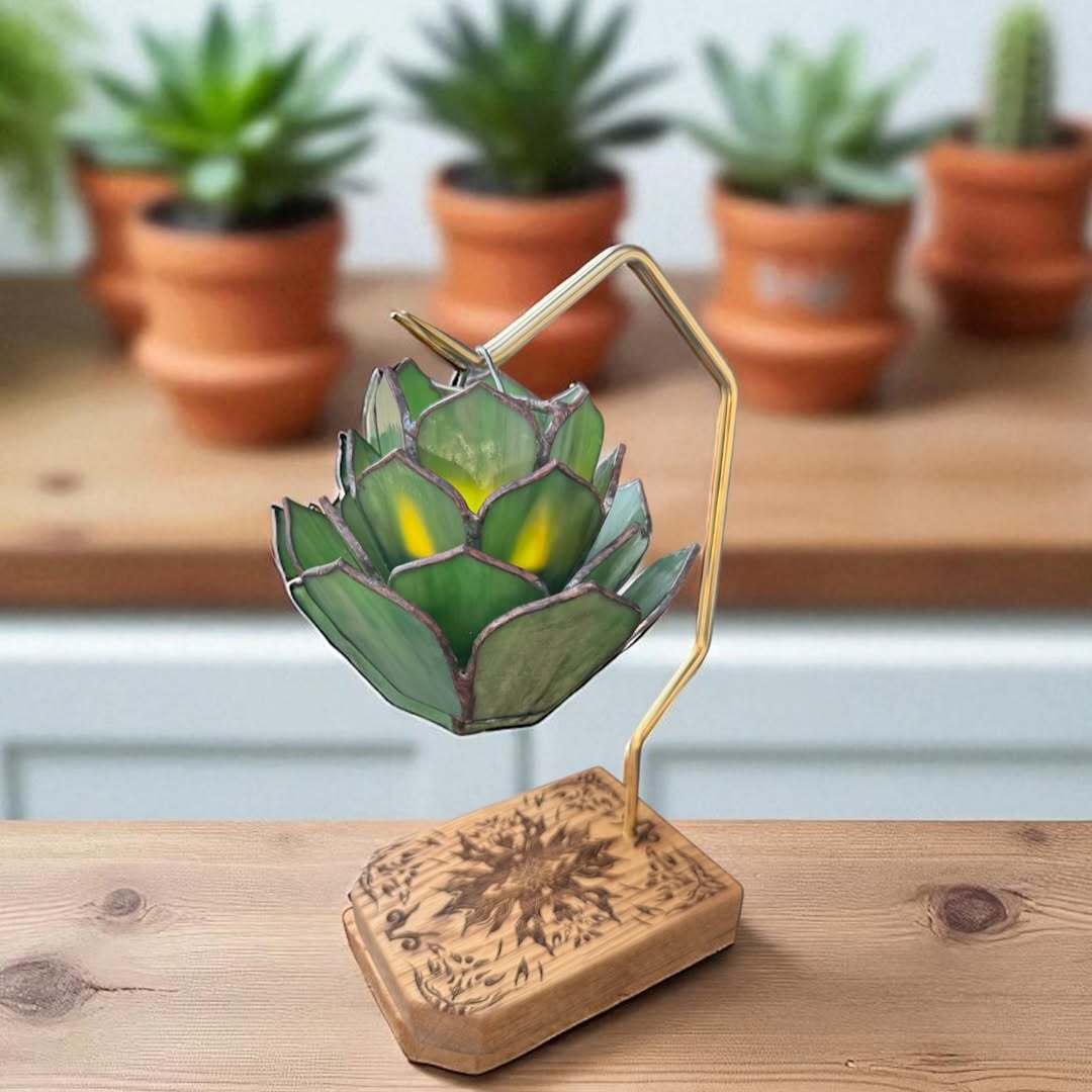 ステンドグラスAgave JADEアガベ・ジェイド 802PRODUCTS ステンドグラスシェード Agave JADE／アガベ・ジェイド 802PRODUCTS