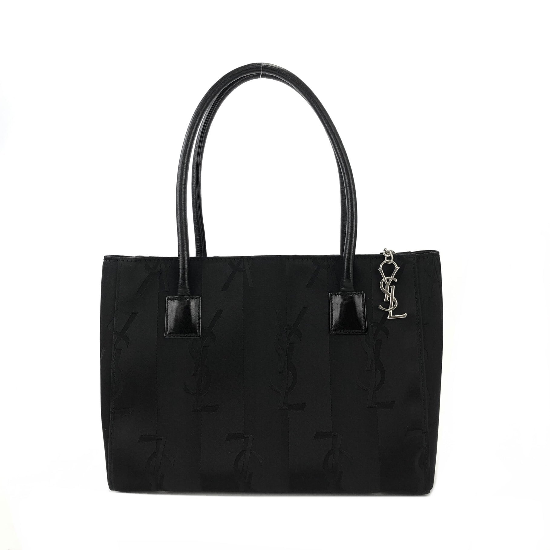Yves Saint Laurent イヴ サンローラン YSLチャーム ストライプ ミニ