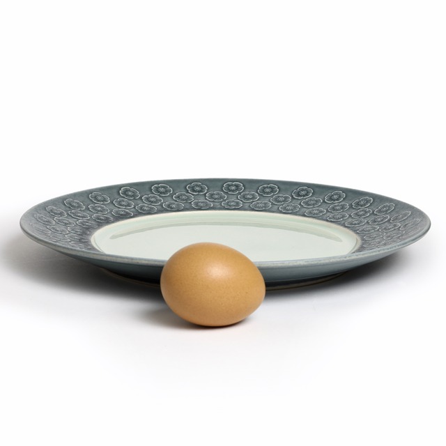 Jens H. Quistgaard イェンス・クィストゴー Plum / Azur  プラム / アズール 250mm皿 - 5 北欧ヴィンテージ　☆わけあり☆