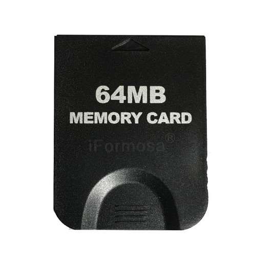 iFormosa Nintendo Wii/GC ゲームキューブ用 メモリーカード 64MB ブラック