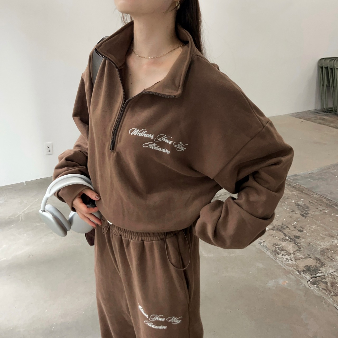 《残り僅か》Wellness zip track set up【2colors】