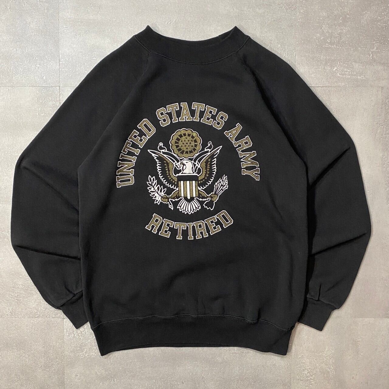 《M》 Hanes ヘインズ U.S.ARMY アメリカ陸軍 スウェット ラグラン usa製 90年代〜 No.4126