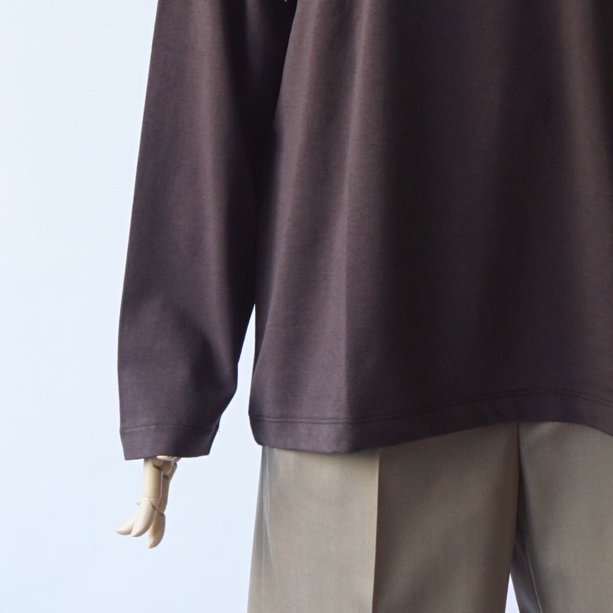 BATONER/バトナー・Men UTILITY COTTON CREW NECK LONG SLEEVE T-SHIRT