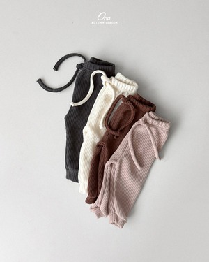 【ノベルティ&送料無料】Ribbed slim-fit pants / onu