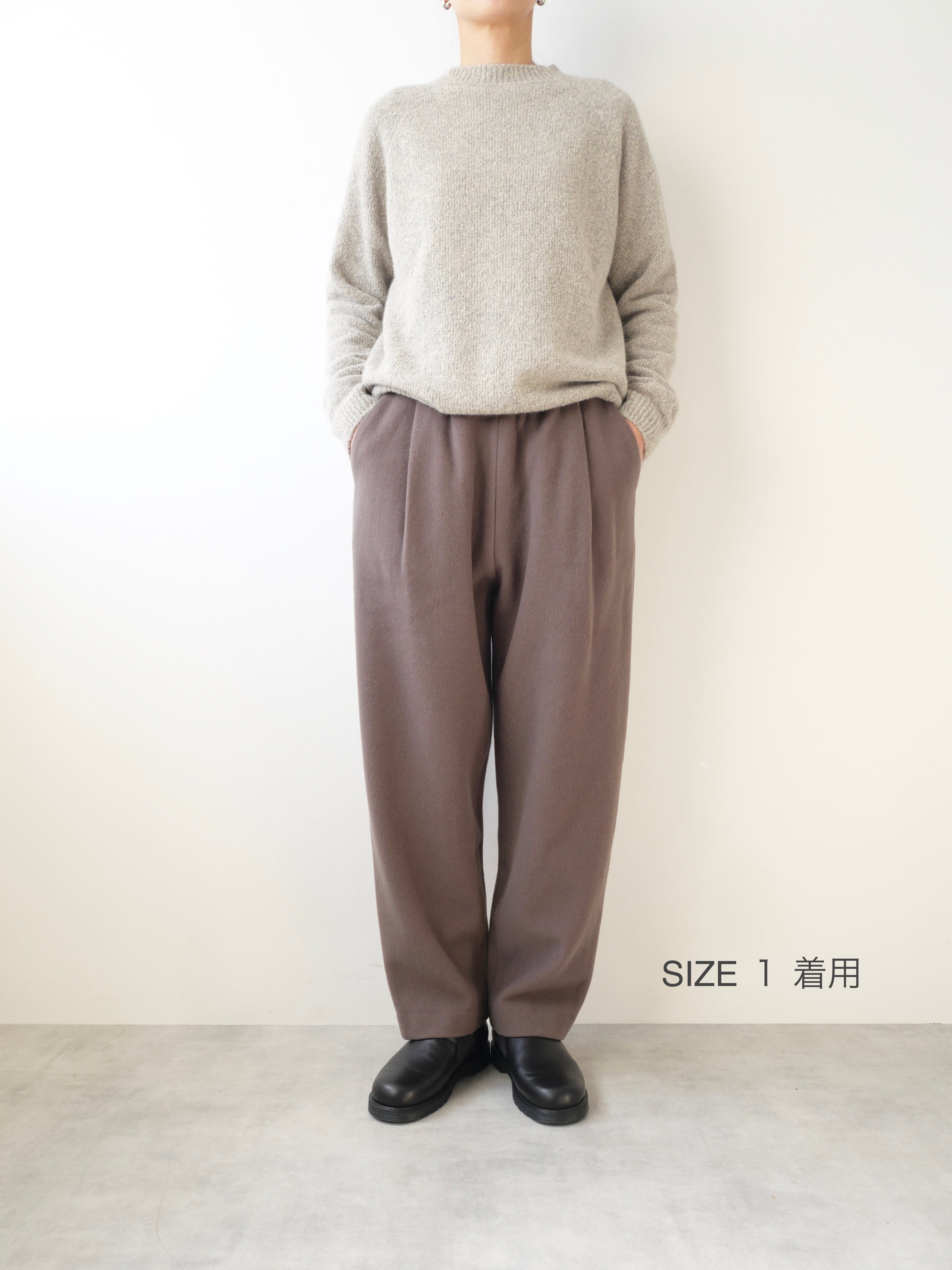evam eva / wool straight pants | t a - n a