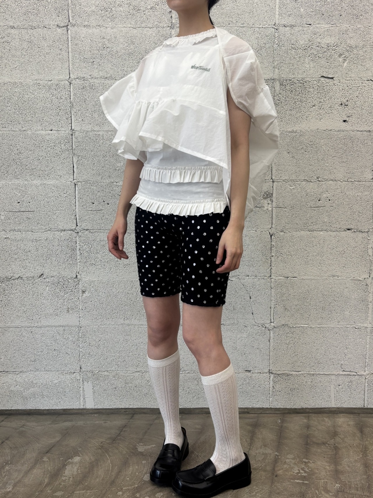WILD THINGS poncho with scarf