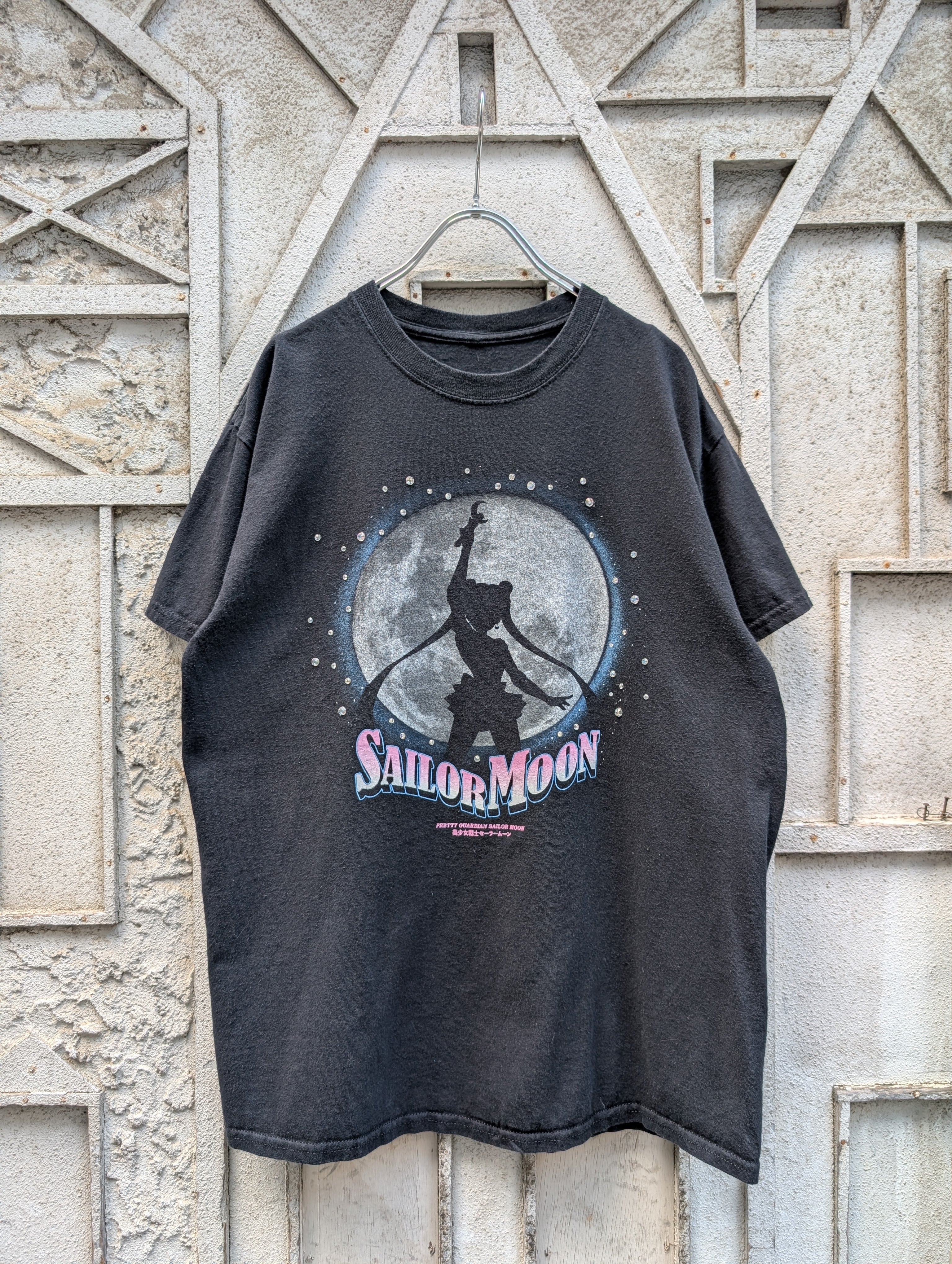"深緑" REMAKE rhinstone tee / 美少女戦士セーラームーン