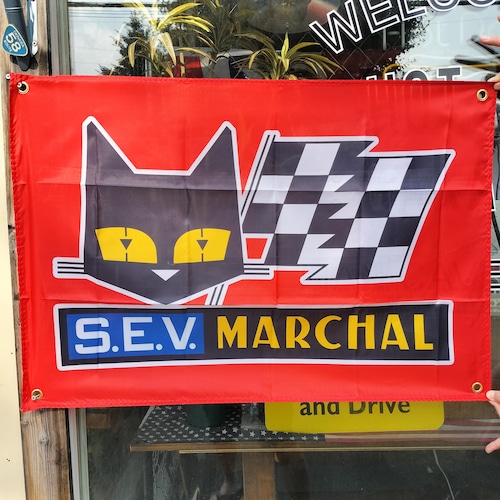 スモールサイズ/ガレージタペストリー/Marchal マーシャル/フラッグ　バナー アメリカン雑貨