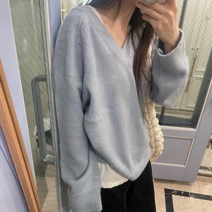 Daily v knit/ sky (12月中旬頃発送予定)