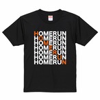 ホームラン　ドライTシャツキッズ　ブラック