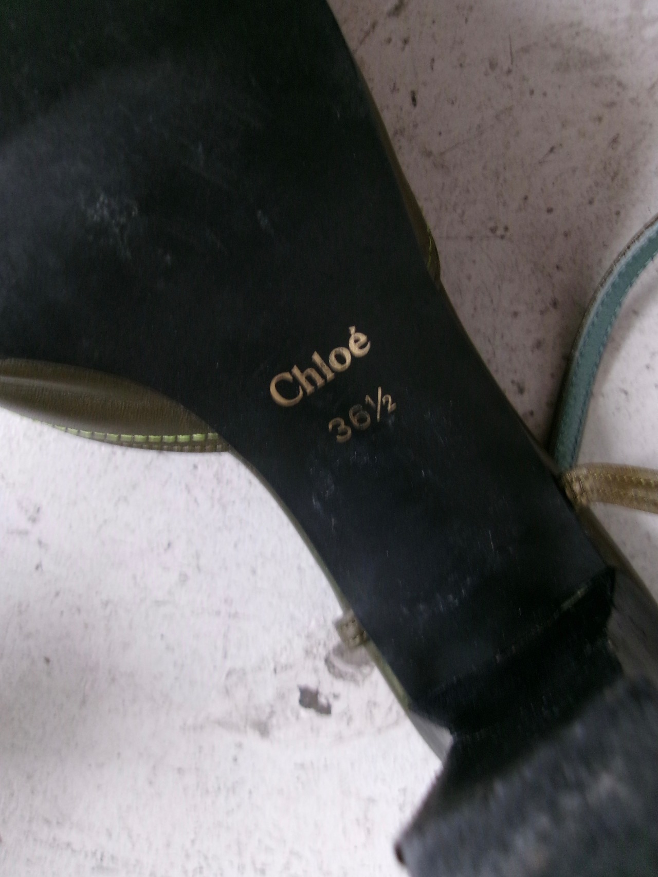“Chloé” lather mules | “クロエ” ハイヒールミュール