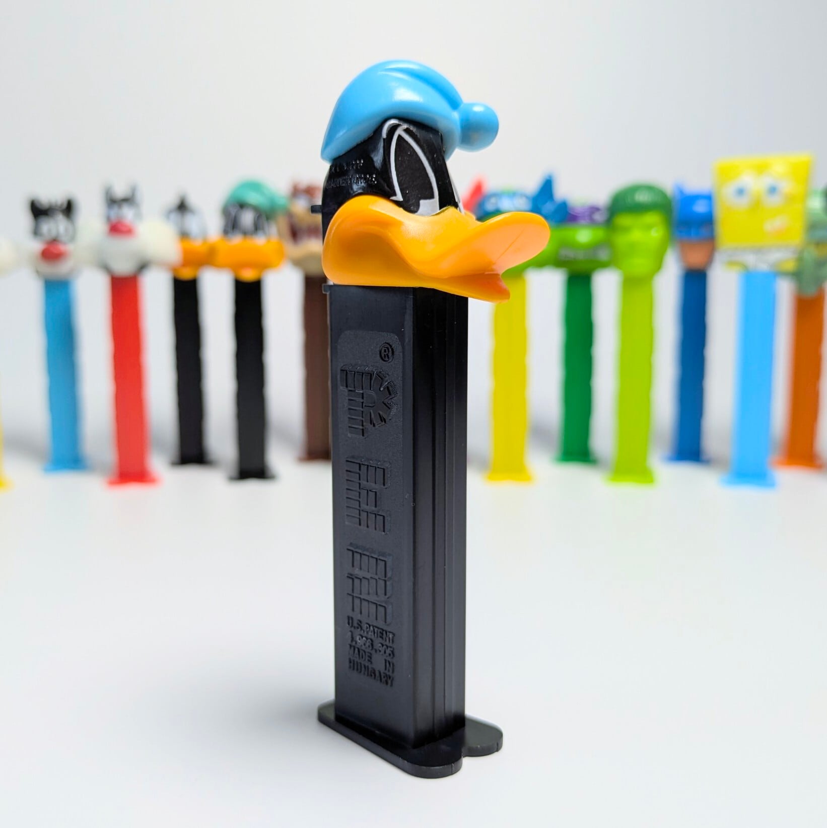 ☆ VINTAGE1998 ☆【 Looney Tunes ( ルーニー・テューンズ )  】『 ダフィー・ダック おやすみBLUE 』PEZ / ペッツ CANDY&DISPENSER / ヨーロッパPEZ（ハンガリー） 〚アメリカン雑貨 アメトイ〛