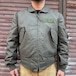 10s 米軍 実物 CWU36P フライトジャケット ブルゾン L 米空軍 USAF LARGE CWU-45 42-44 ma-1 トップガン ミリタリー セージグリーン