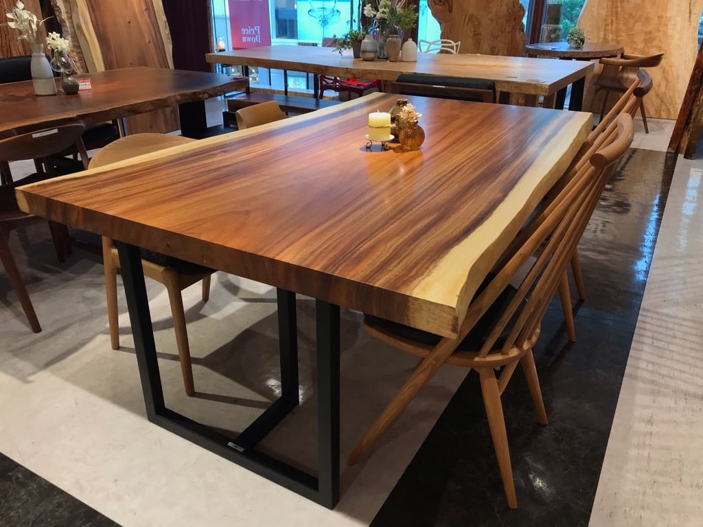 モンキーポッドテーブル モンキーポッド_1800×1010-1060-1070×60_横浜元町店_テーブル天