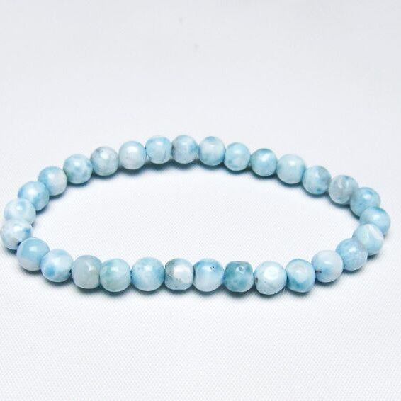 ラリマー ブレスレット 6mm 一点物 メール便可 [M便 1/10] 111-47920