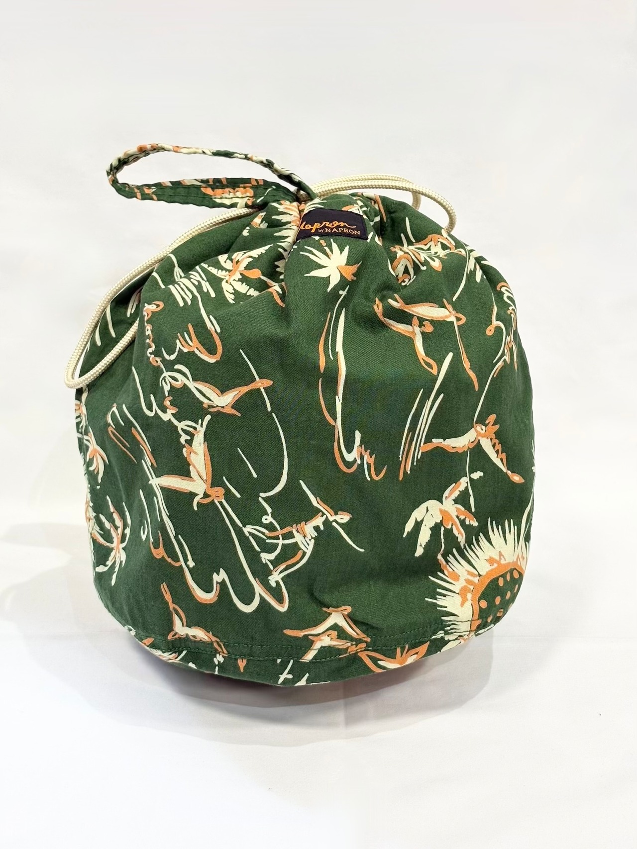NAPRON・SUMMER PATTERN PATIENTS BAG・GREEN