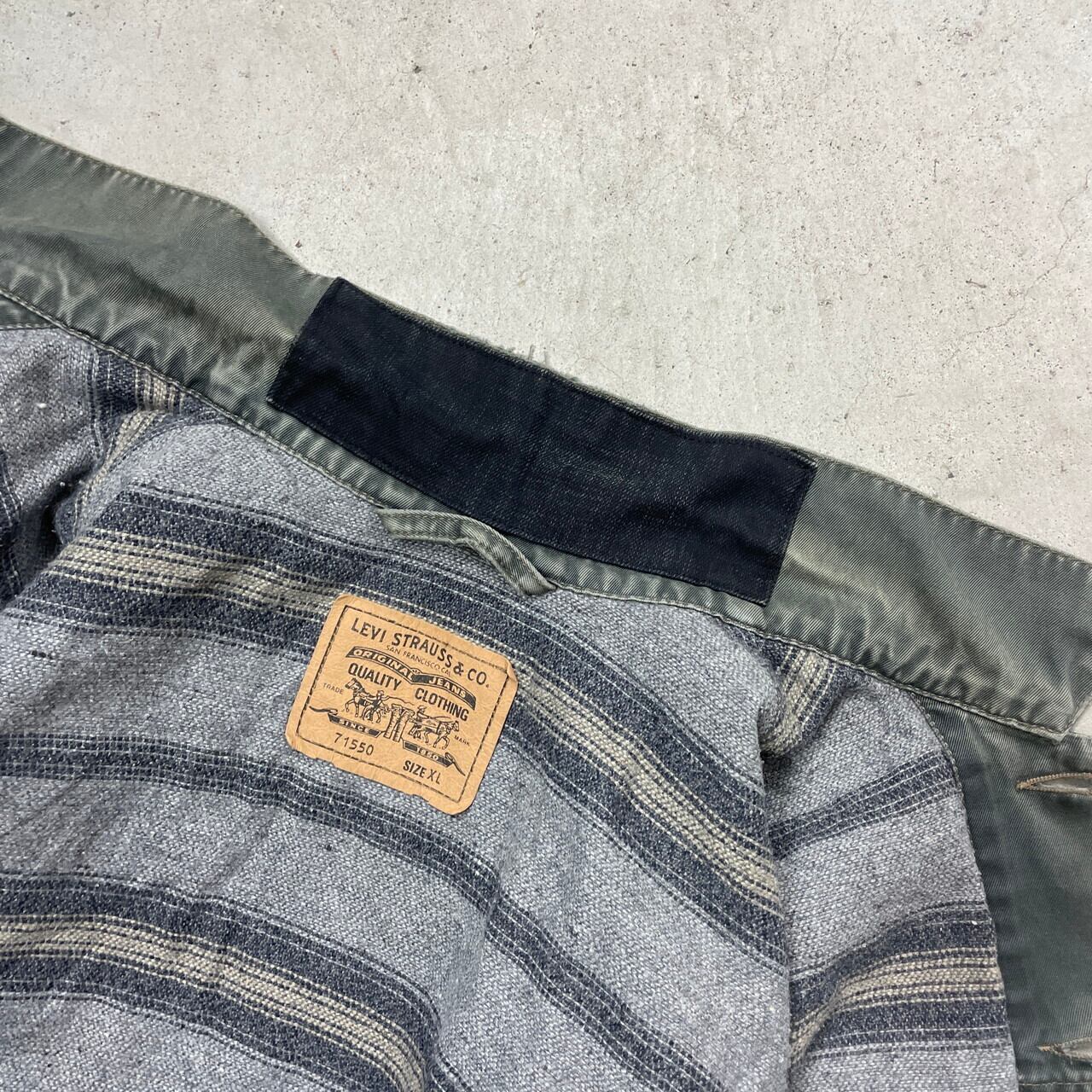 90年代 イタリア製 Levi's ユーロリーバイス 71550 コットンツイル