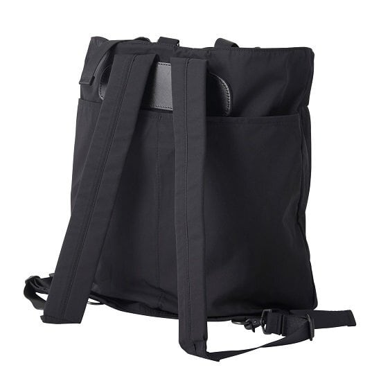 AMIACALVA(アミアカルヴァ) / Gabardine 2Way Backpack - BLACK-(F014