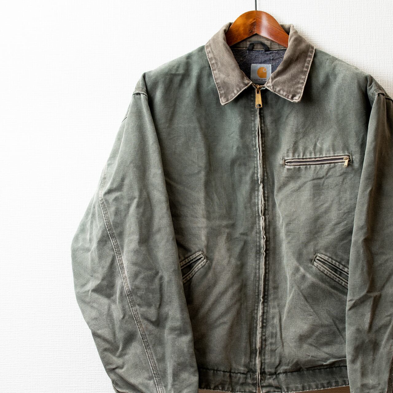 スペシャル　サンフェード　モス　カーハートジャケット　mos carhartt