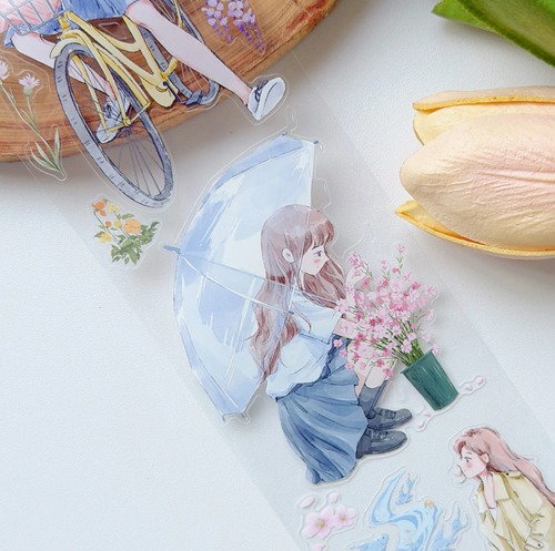 新作☆ WT204｜The Washi Tape Shop【Morning Drizzle】型抜き PETテープ
