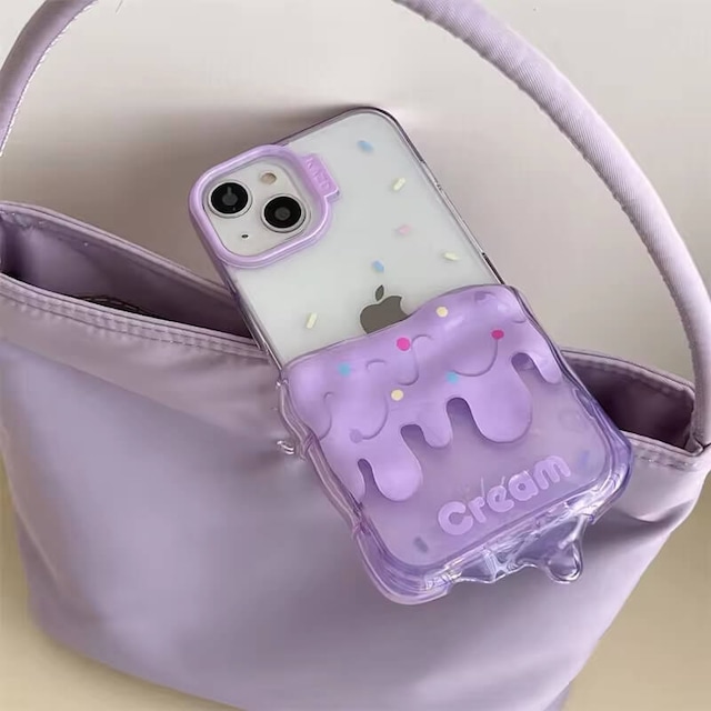 溶けたクリームポップケース
