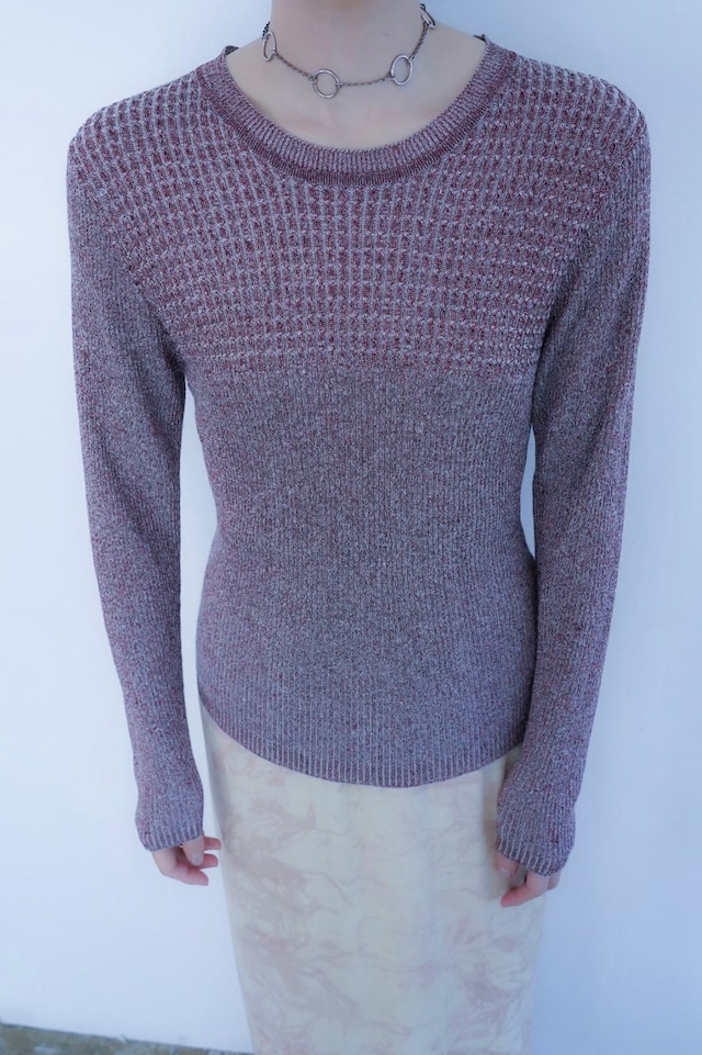 glitter pink knit