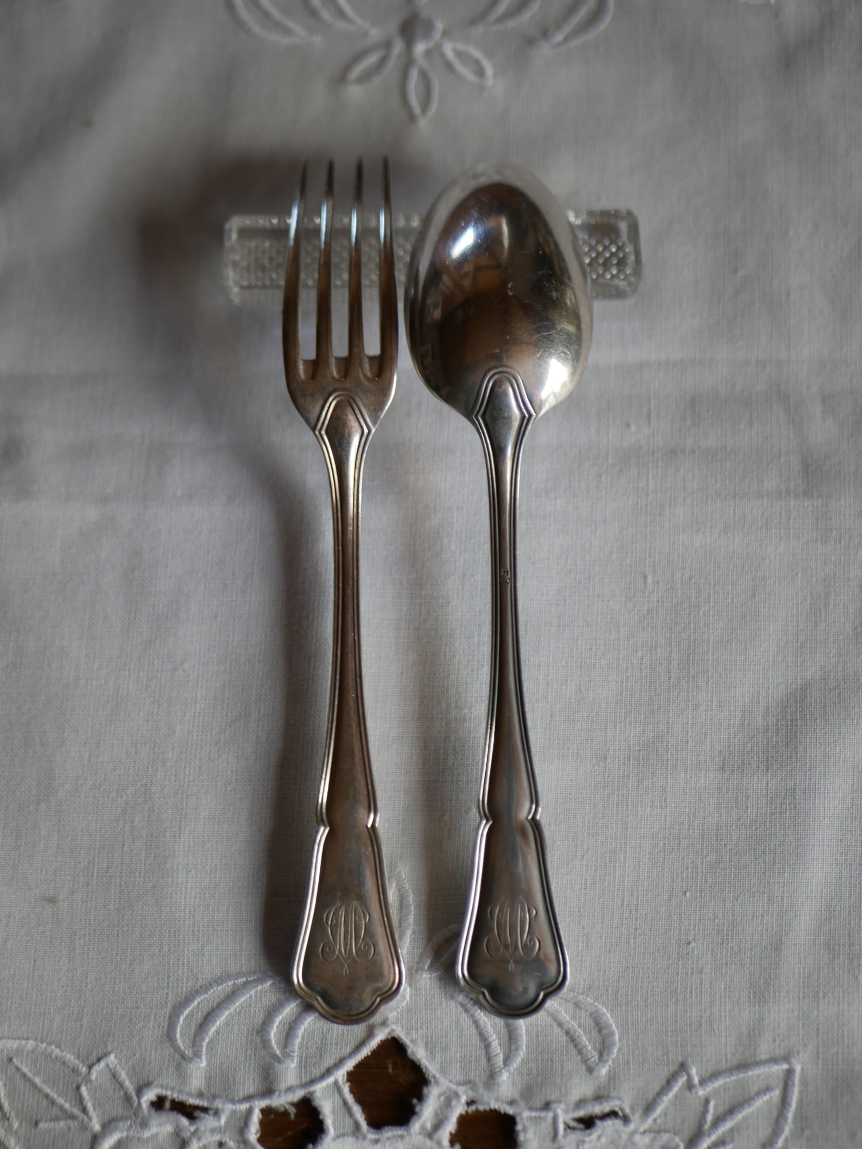 ERCUIS エルキュイ スプーン&フォーク カトラリー 1セット フランスアンティーク ヴィンテージ