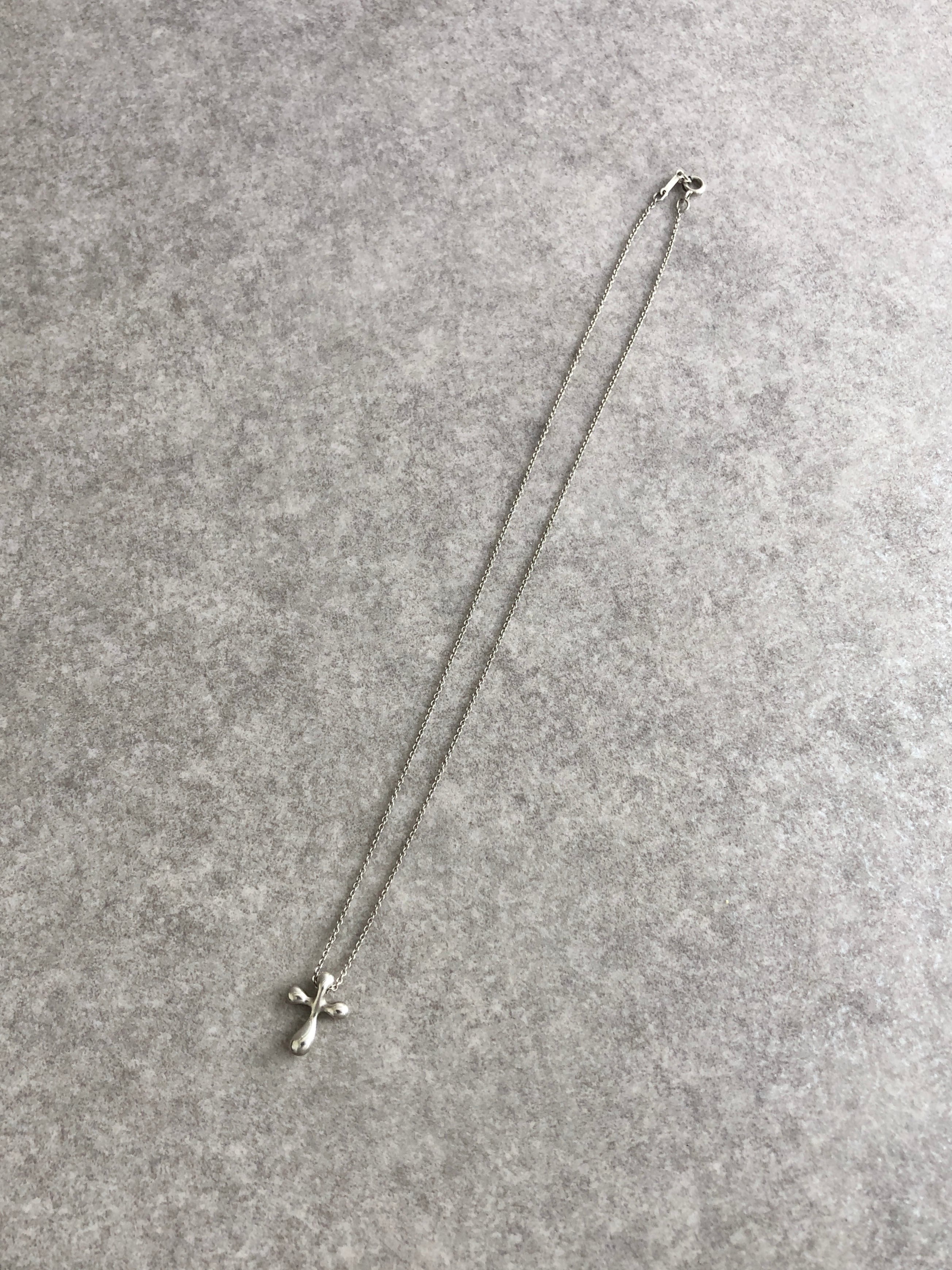 Tiffany & Co. ティファニー ネックレス シルバー クロス 925 vintage