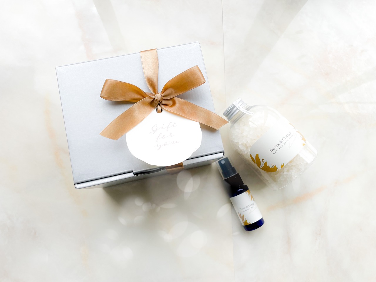 デトックス＆チャージギフトセット（ヒーリングバスソルト・ヒーリングミスト30mL）