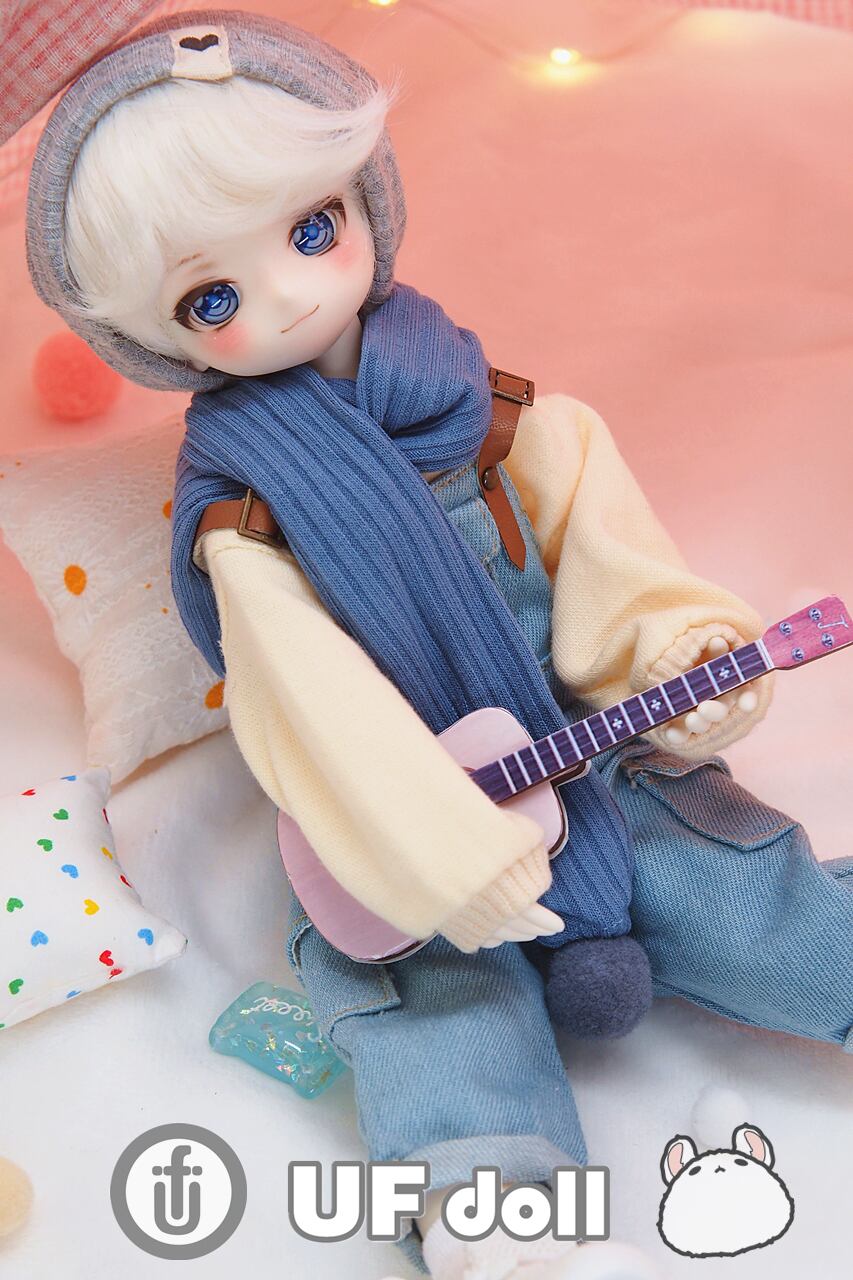 UF dollcm BJD 男の子 ボディ BJD 球体関節人形 ドール 白桃肌