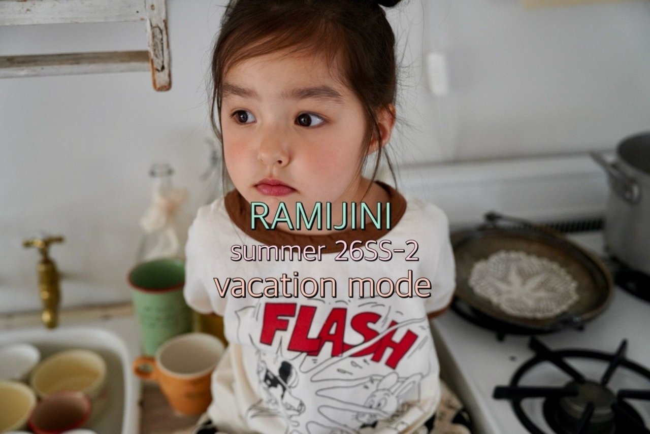 [Ramijini] Flash Tee / [라미지니] 플래쉬티
