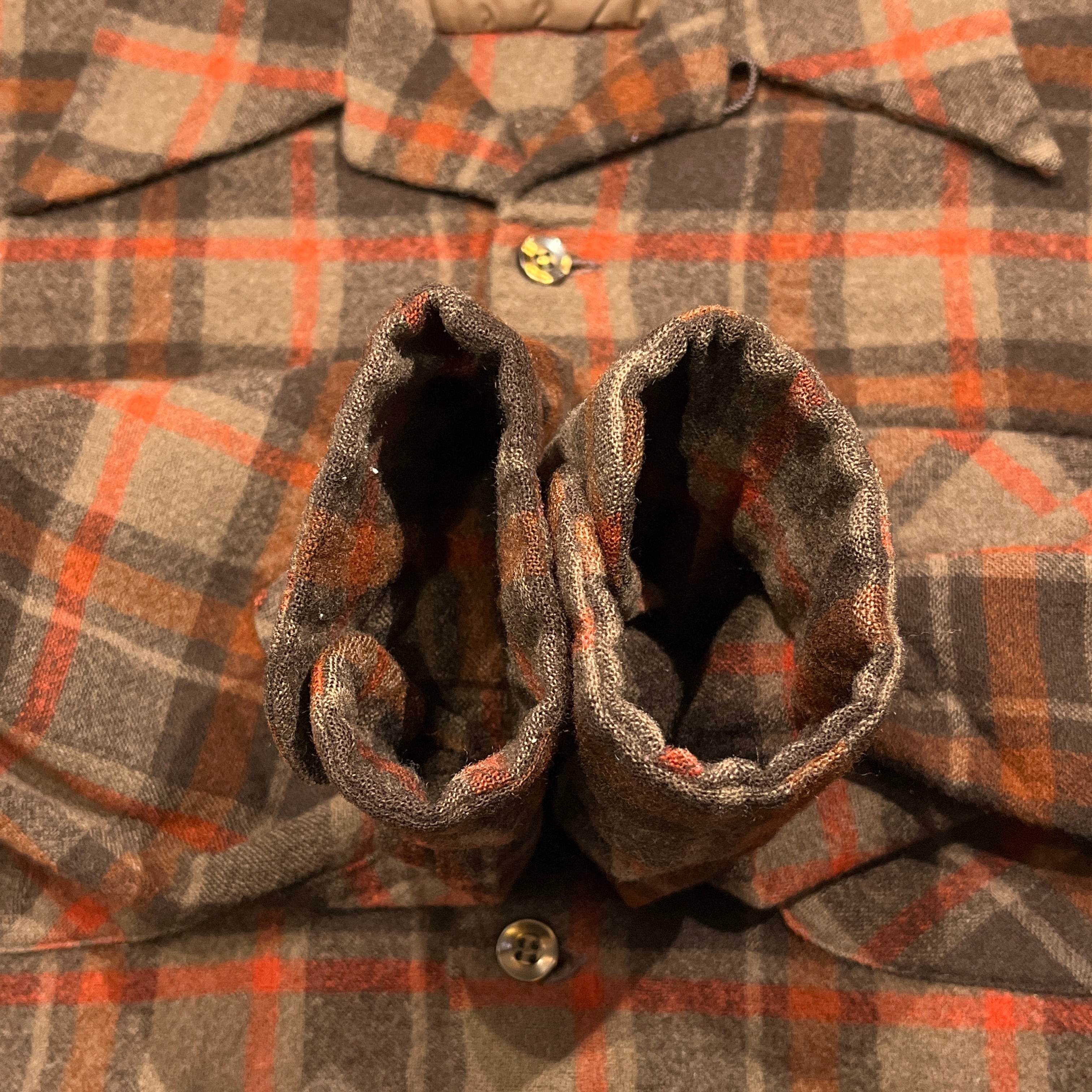 70s PENDLETON WooL Shirt 70年代 ペンドルトン ウールシャツ ブラウン