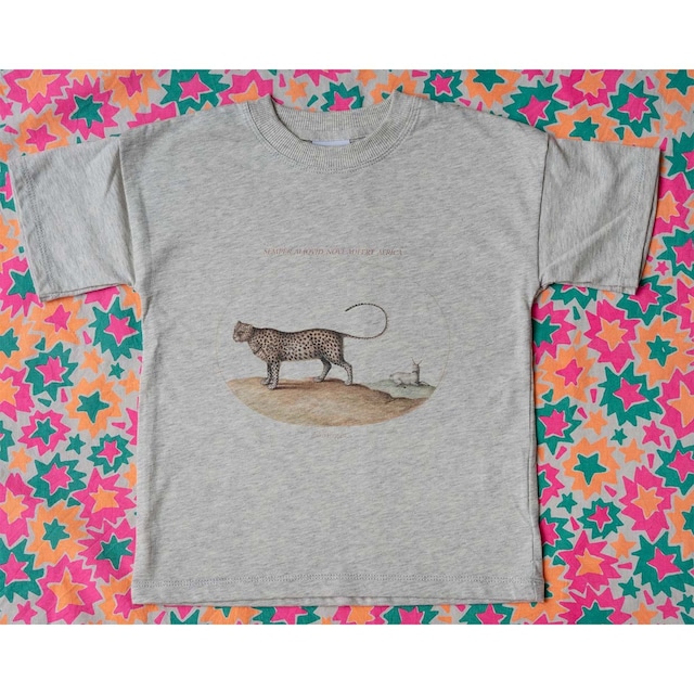 チーターのTシャツ（オーガニックコットン）／Cheetah T-shirts (Organic Cotton)