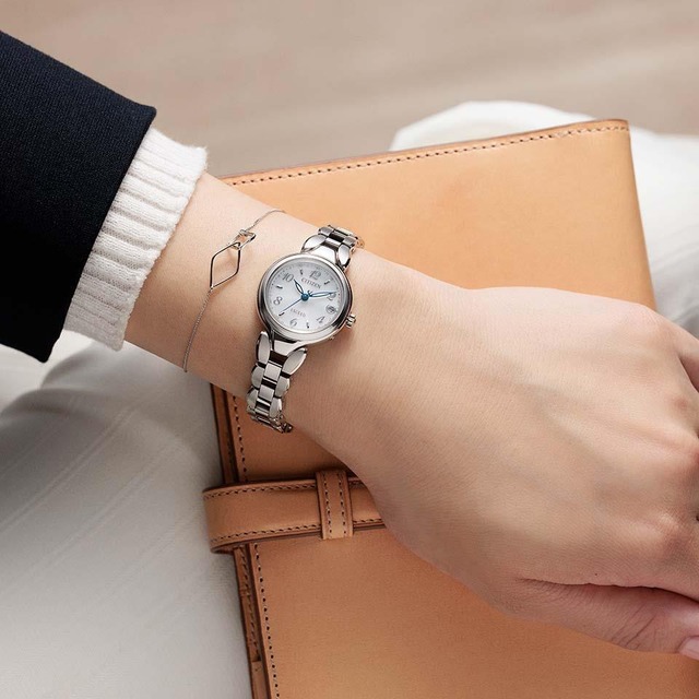 CITIZEN EXCEED シチズン エクシード ハッピーフライト シルバー レディース腕時計 ES9470-50A