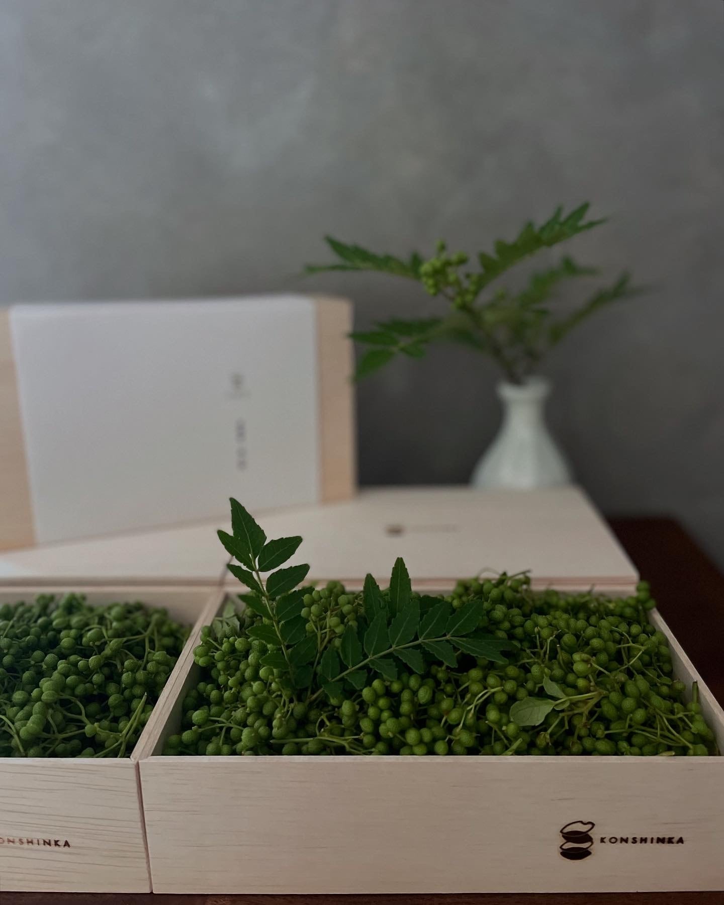 期間限定 】＋追加 実山椒木箱 200g ※単品発送不可 | 根蕈果konshinka