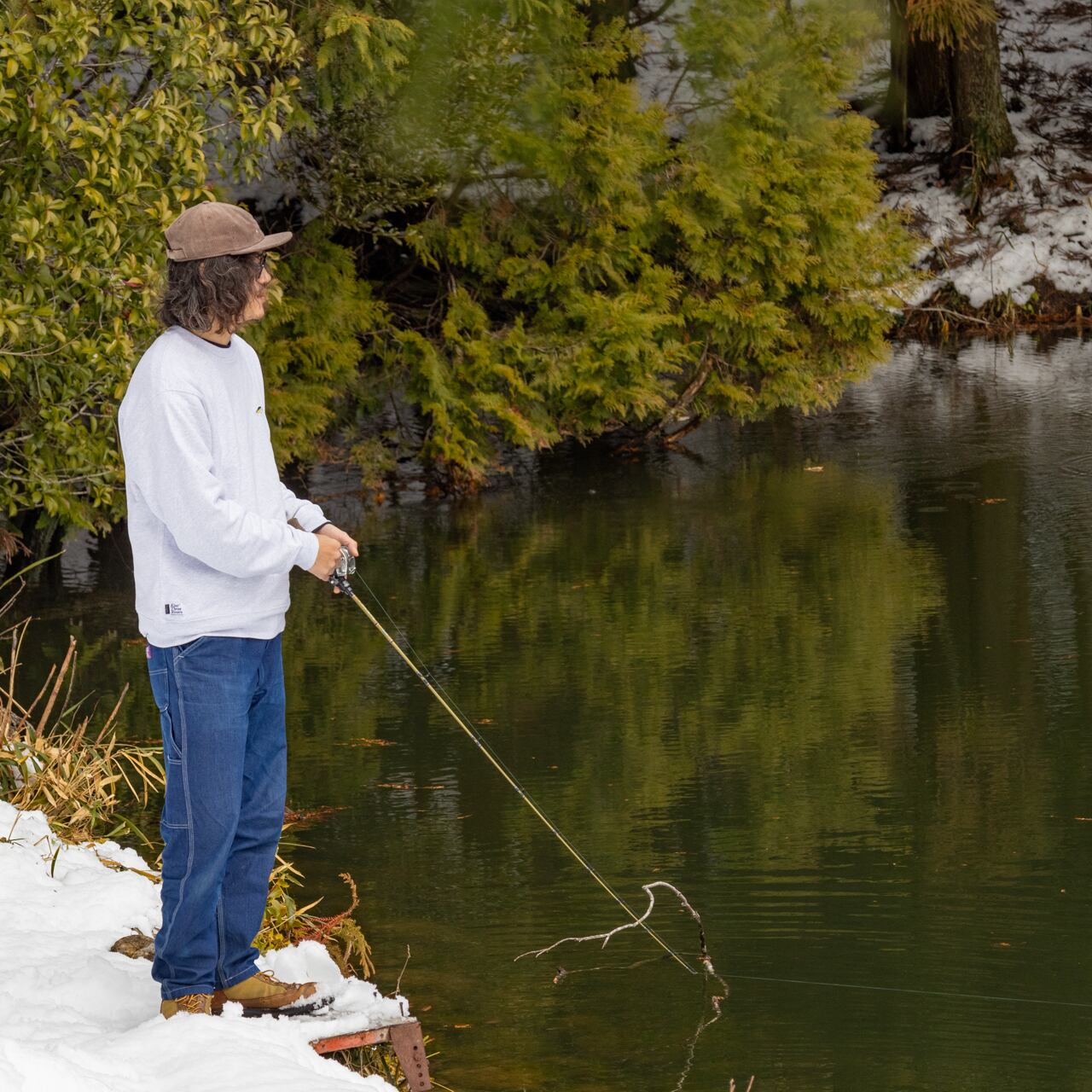 Lure wappen sweat / ルアーワッペン /ユニセックス / KISO