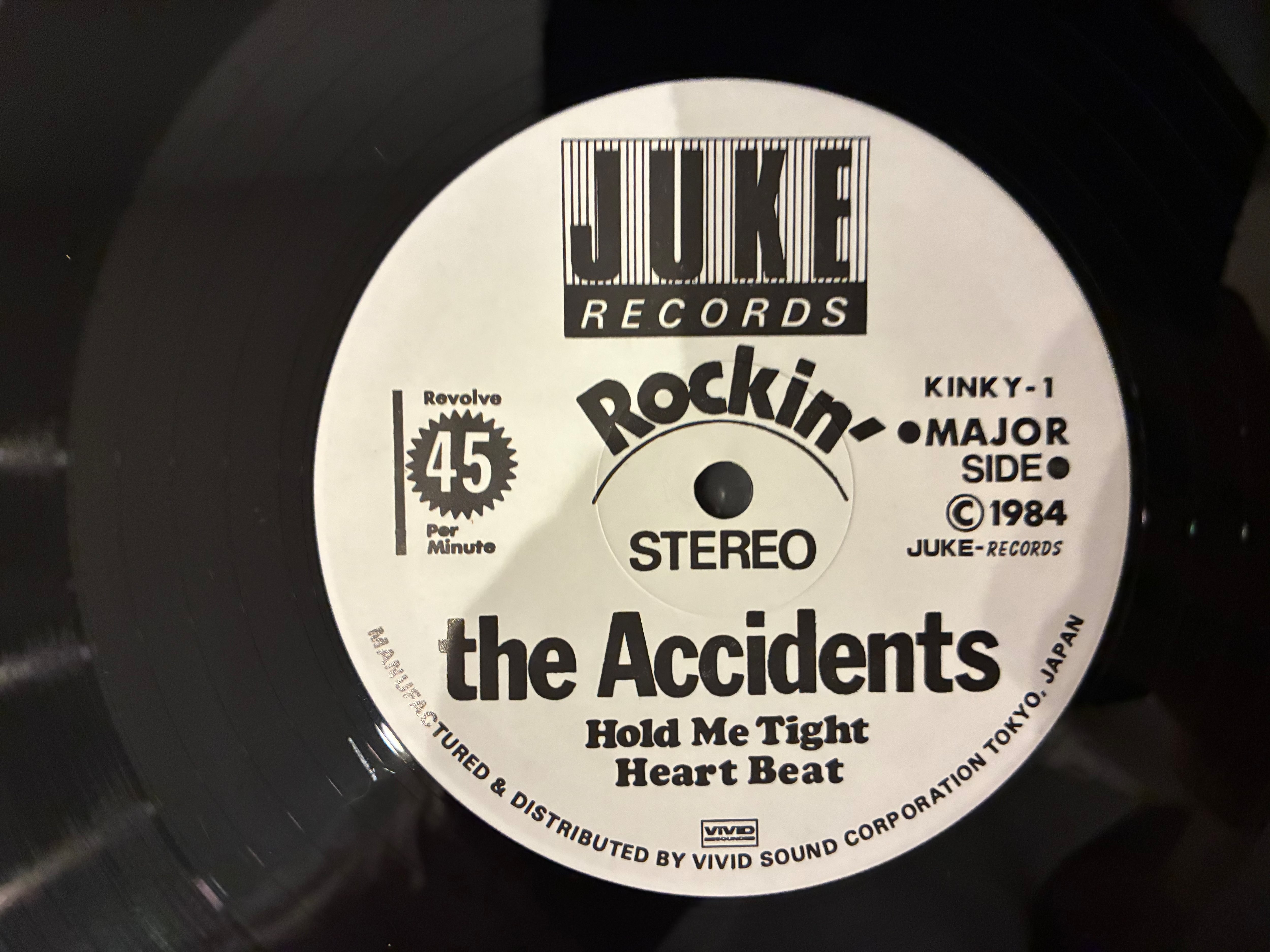 THE ACCIDENTS / NITE TIME | sixteen records (シックスティーンレコード)