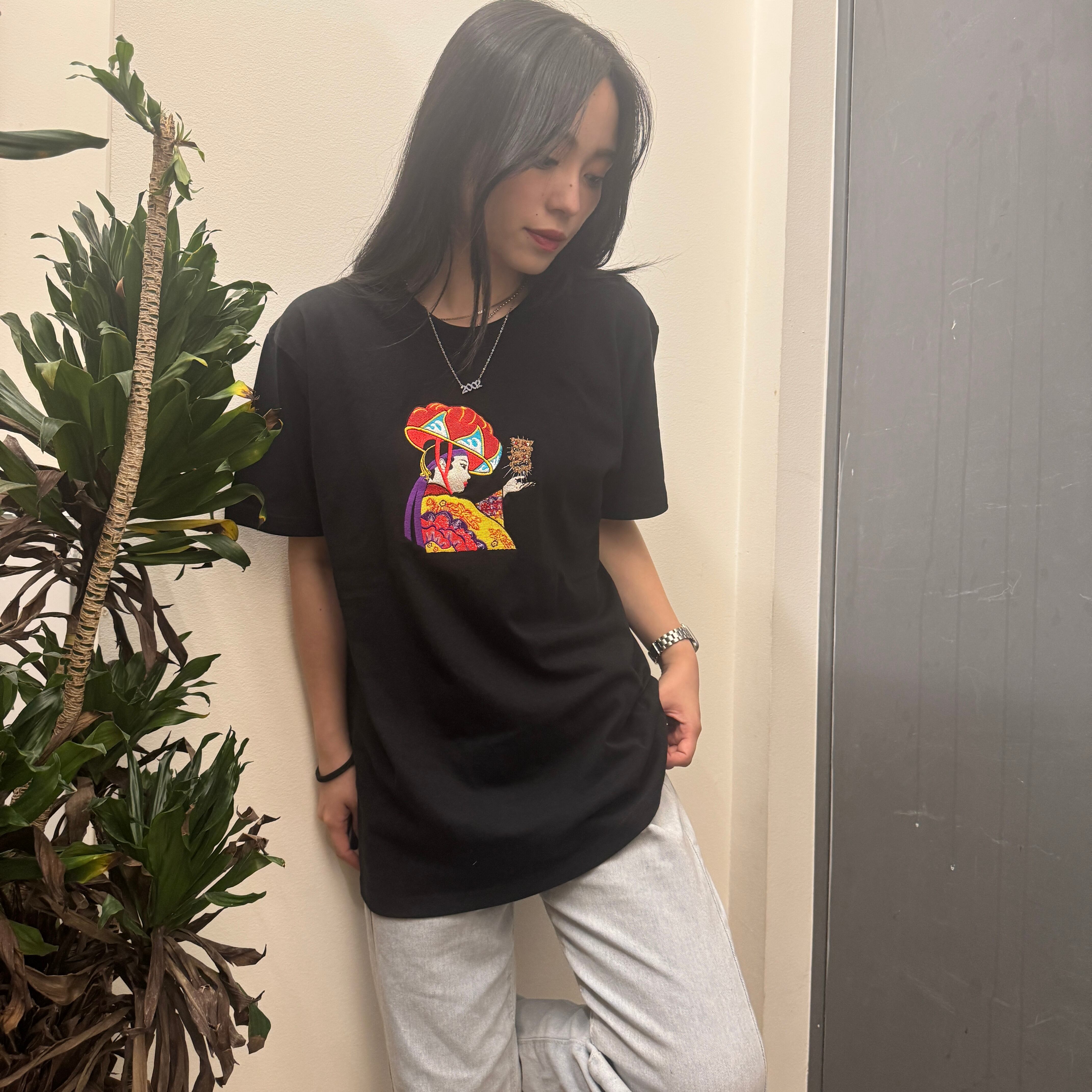 刺繍Tシャツ】沖縄花笠 | PAY ID