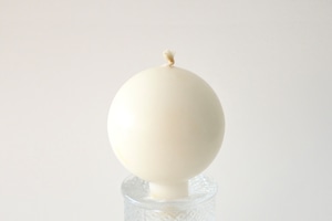 vintage ivory ball candle  / ヴィンテージ ボールキャンドル アイボリー