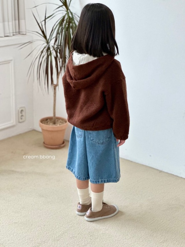 フードニットカーディガン 【creambbang】