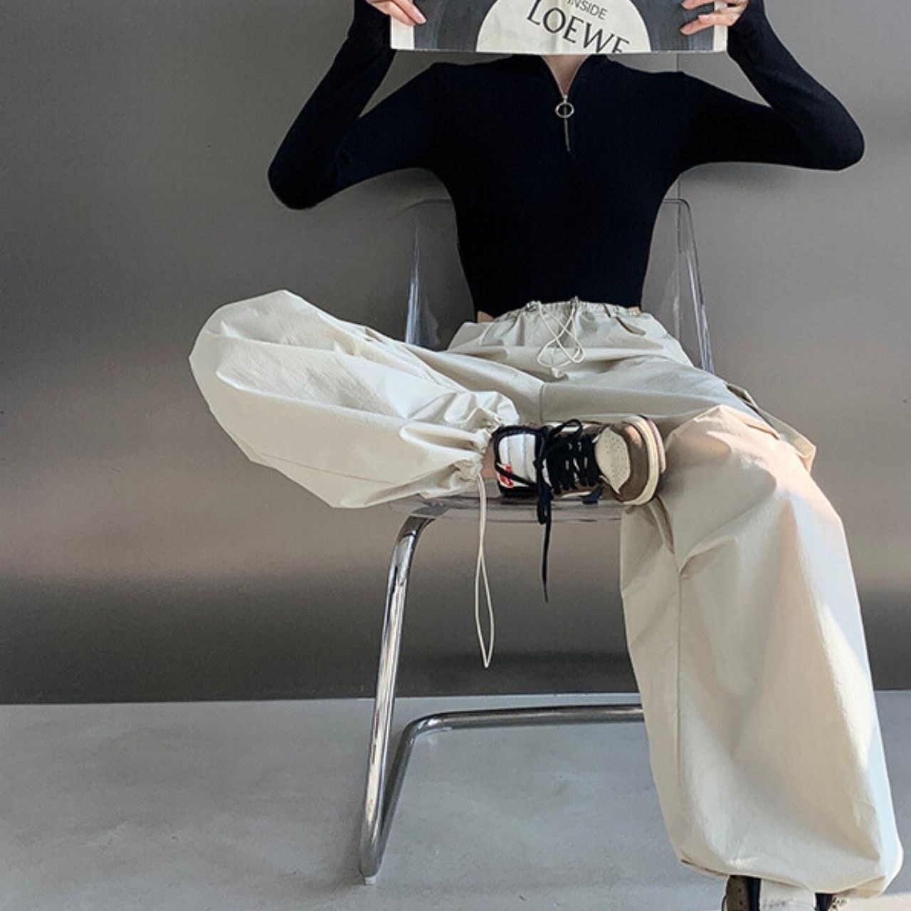 ルーズワークコードパンツ　LT0010034