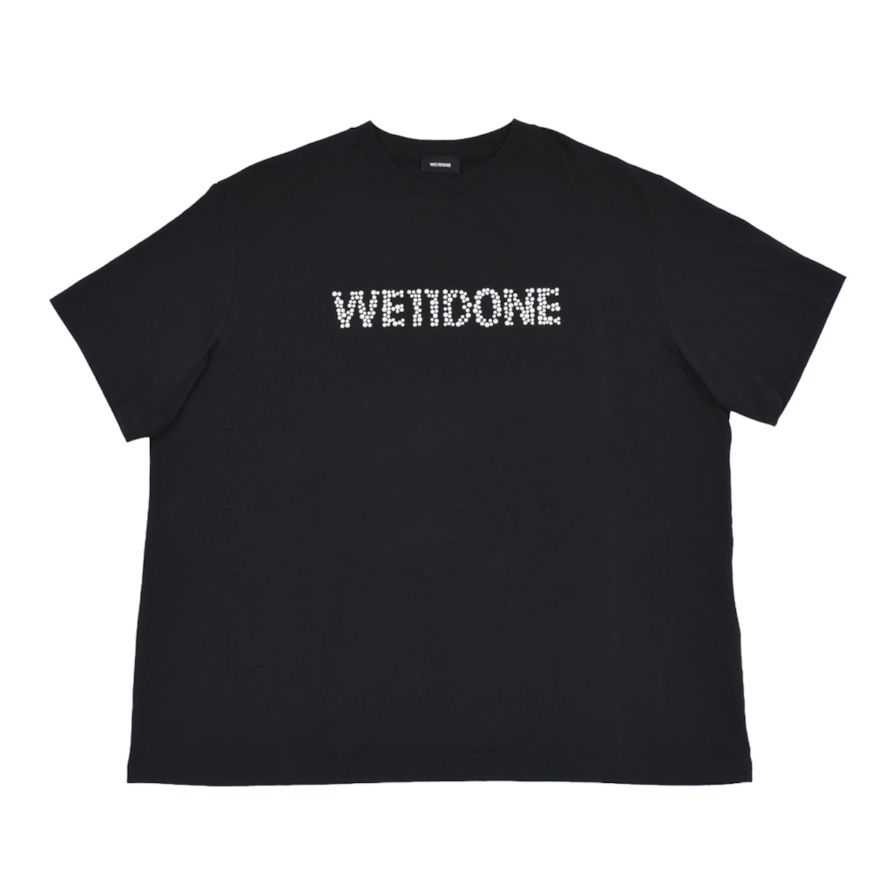 【WE11DONE】BLACK PEARL LOGO WASHED SHORT-SLEEVED T- - 5