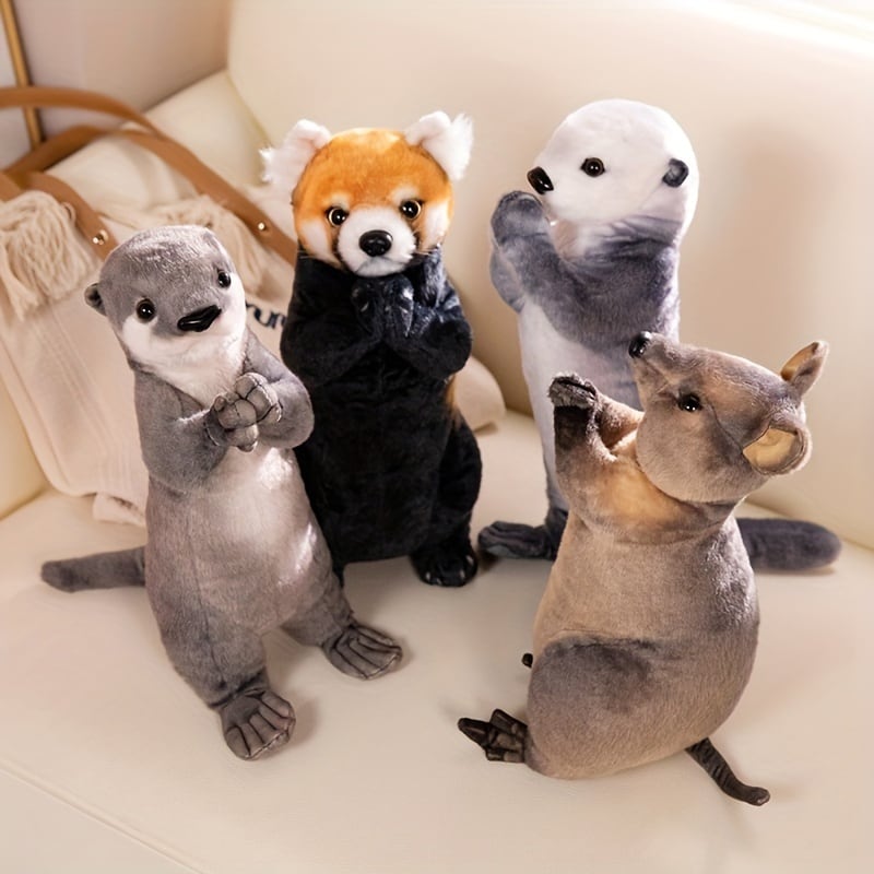 ぬいぐるみ アニマル ワラビー レッサーパンダ カワウソ 動物 かわいい