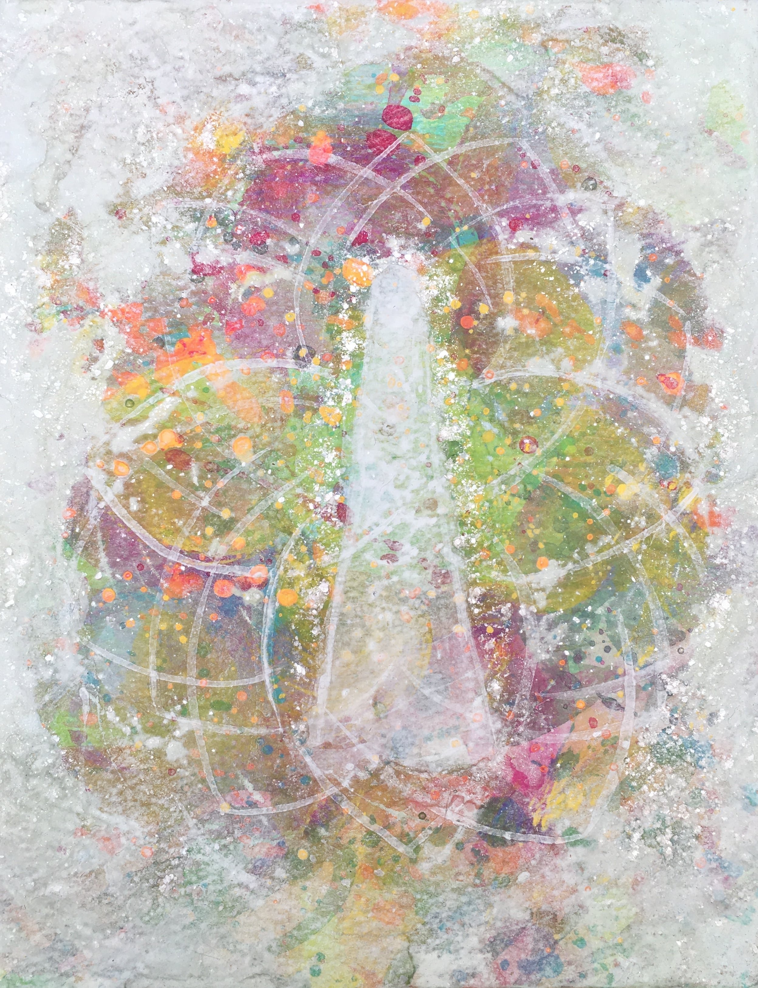 青山京古クリスタル女神の絵