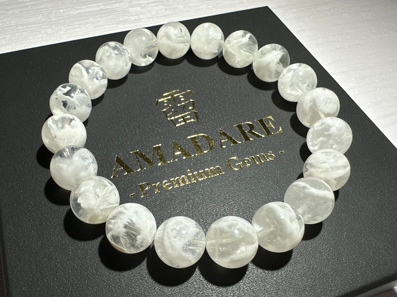 スノーフラワーガーデンクォーツブレスレット