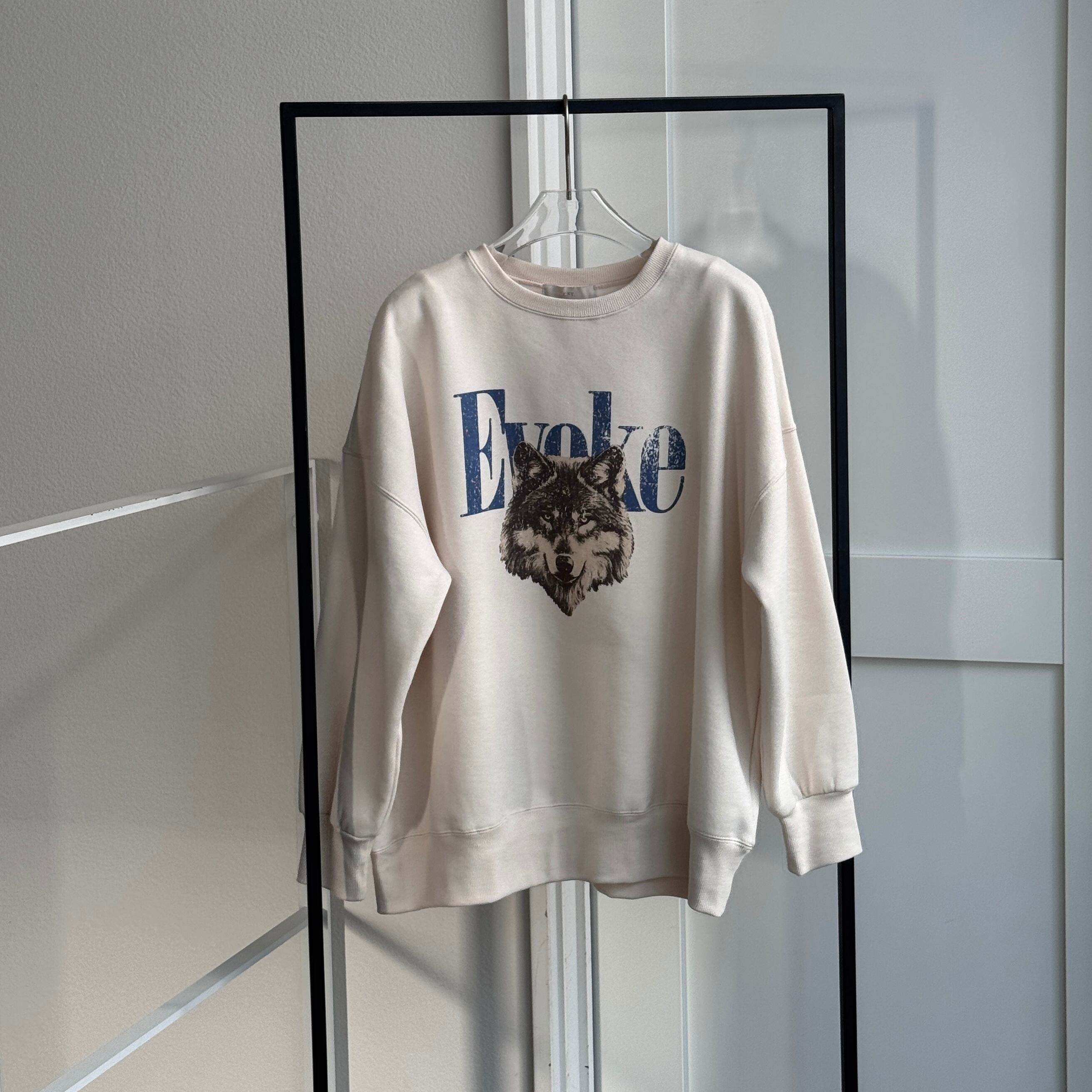 鹿児島先行販売】[EVOKE]裏起毛スウェットPO/エクリュ | CFT.