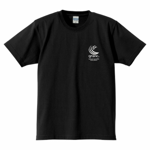 granc. Logo T-shirt 7.1oz【Black】